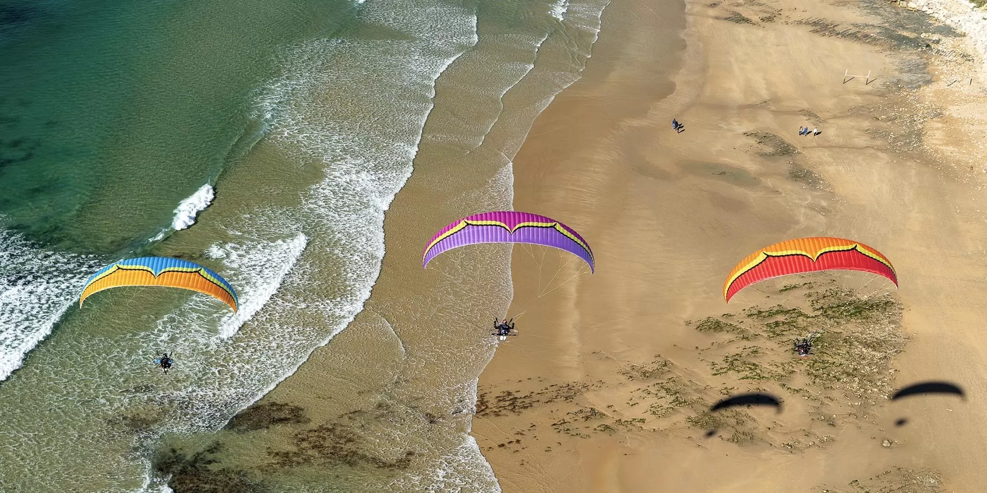 Ozone Sirocco 3 - Voile Paramoteur EN B - Progression