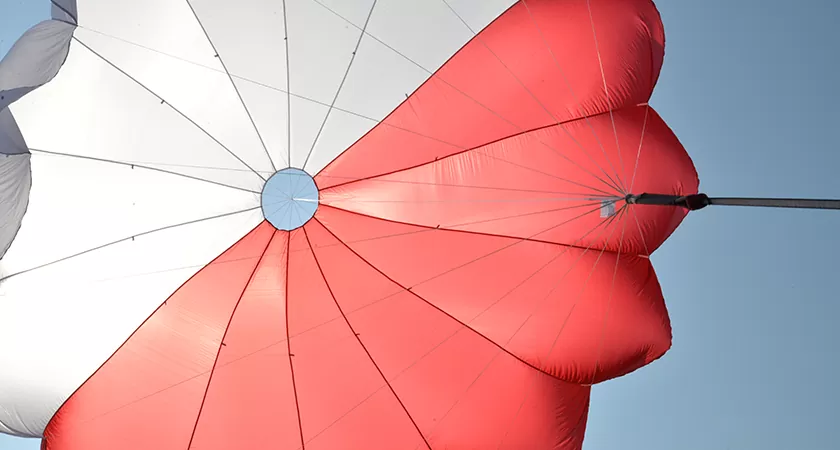 Sup'Air Shine - Round Reserve Parachute - Solo #3