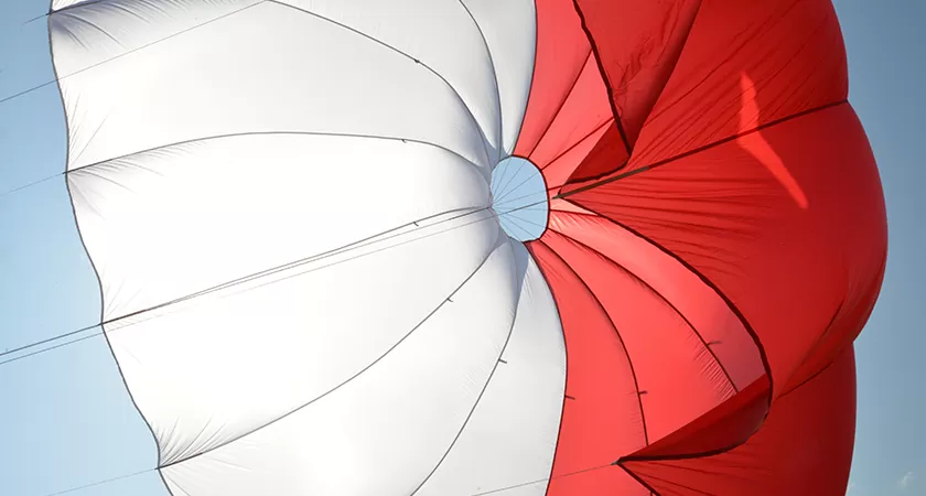 Sup'Air Shine - Round Reserve Parachute - Solo #4