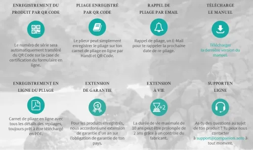 Advance Companion SQR Classic - Square Reserve Parachute - Solo & Tandem #3