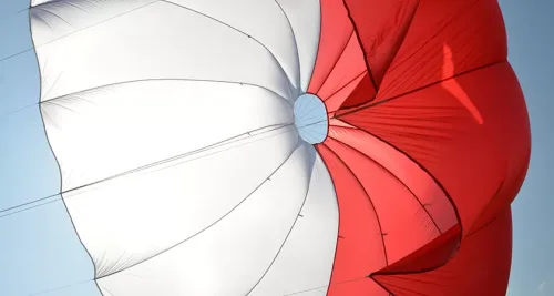 Sup'Air Shine - Round Reserve Parachute - Solo #4