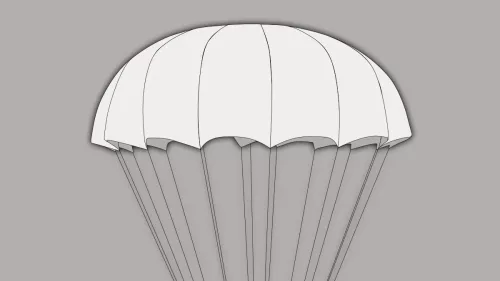 Sup'Air Shine - Round Reserve Parachute - Solo #6