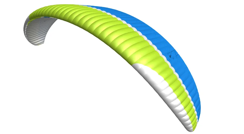 UP K2 5 coloris lime blanc/ciel