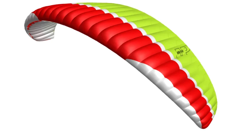 UP Kailash coloris rouge blanc/lime